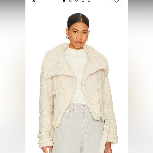 Tularosa Bailey Moto Jacket in Tan Sand - Picture 4 of 7